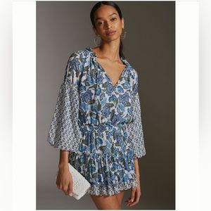 Misa V-neck Mini Dress - Size S